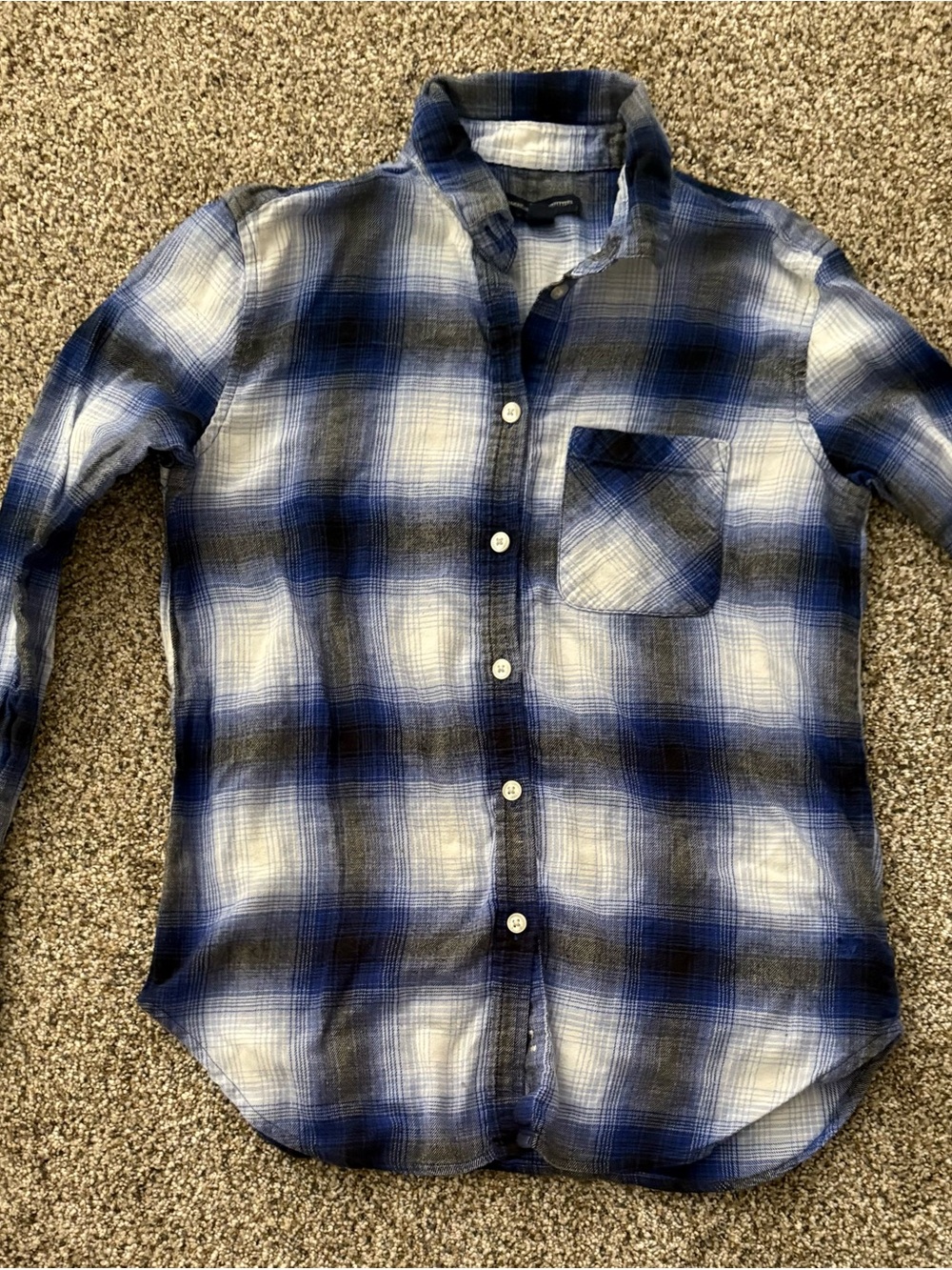 Lot of 15 American Eagle Outfitters Flannels Plaid Button-Down Shirts - Picture 9 of 16